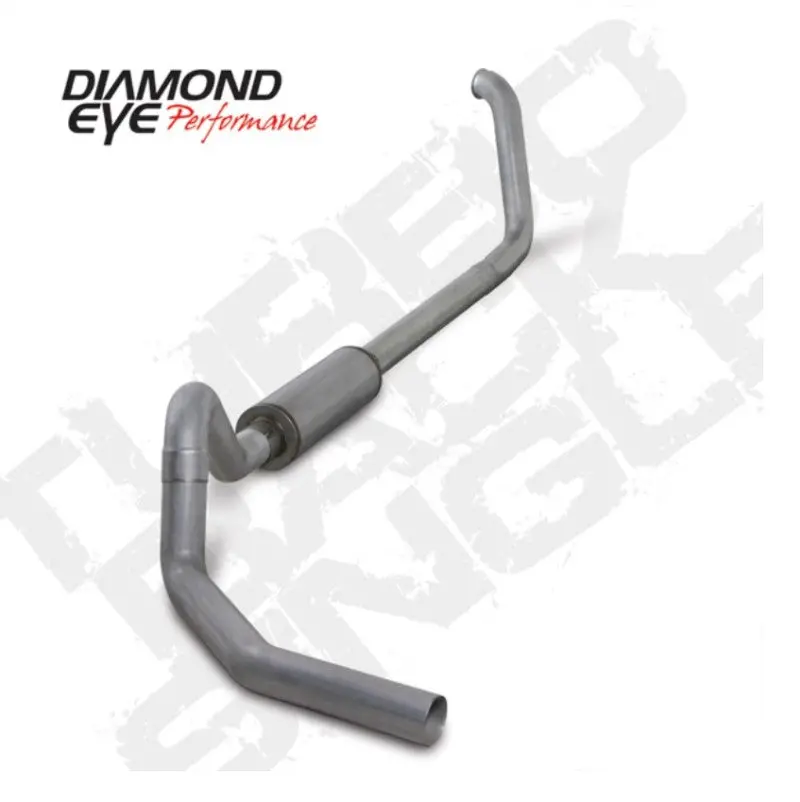 Diamond Eye Kit 4In Turbo Back Single Al 450 00-Early 03 Ford 7.3L Powerstroke F450 1