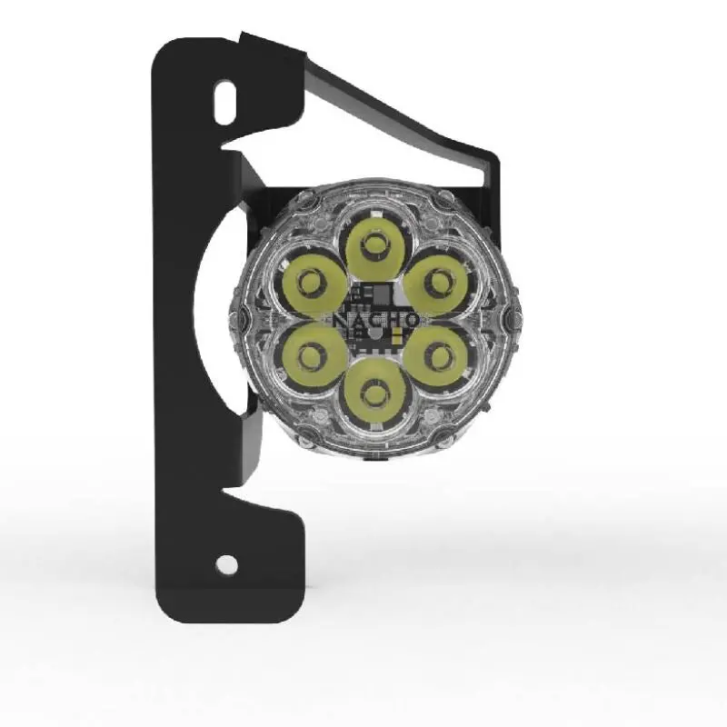 Nacho Lighting Jeep Jl / Jt 3 Piece Modular Bumper Quatro Fog Mount 1