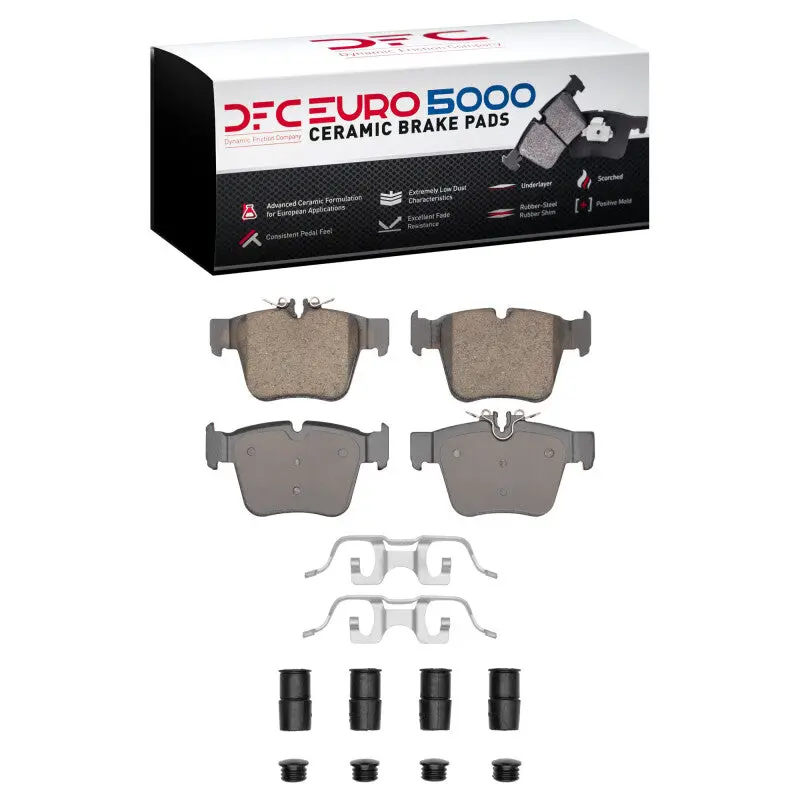Dfc 16-23 Mercedes-Benz C450 Amg Rear Euro 5000 Ceramic Brake Pads And Hardware Kit 1