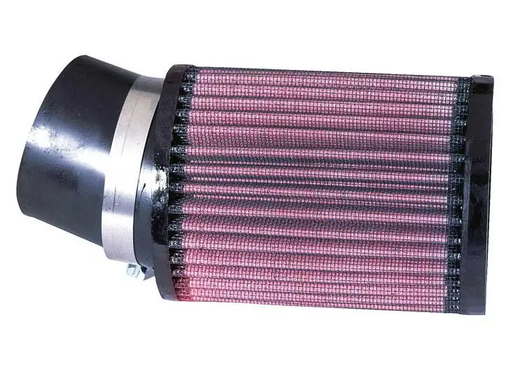 K&N Filter Universal Rubber Round Straight Filter 20 Deg Angled 2-7/16In Flange 3-3/4In Od 5In H 1
