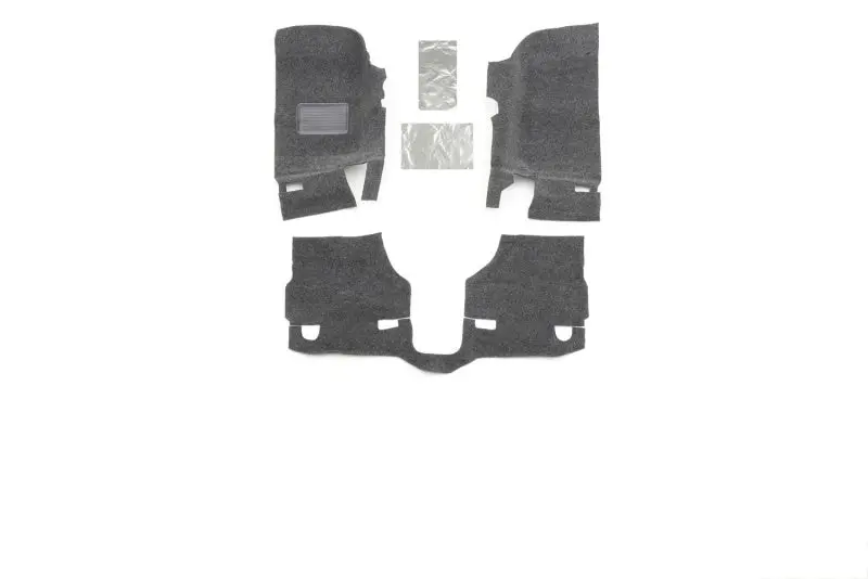 Bedrug 07-10 Jeep Jk 2Dr Front 3Pc Floor Kit (Incl Heat Shields) 1