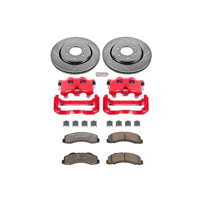 Power Stop 12-20 Ford F-150 Front Z36 Truck & Tow Kit W/Cals 1