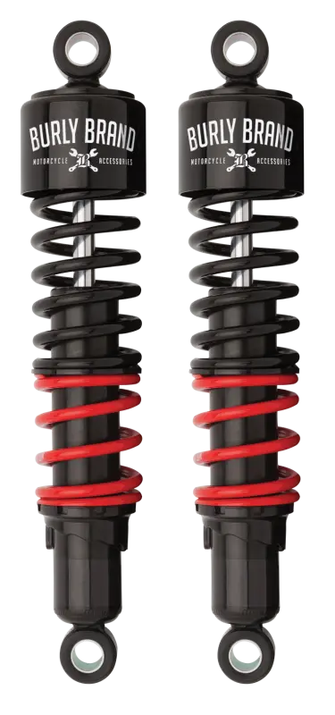 Burly Brand H-D Touring Stiletto Shocks 13In Std - Black 1