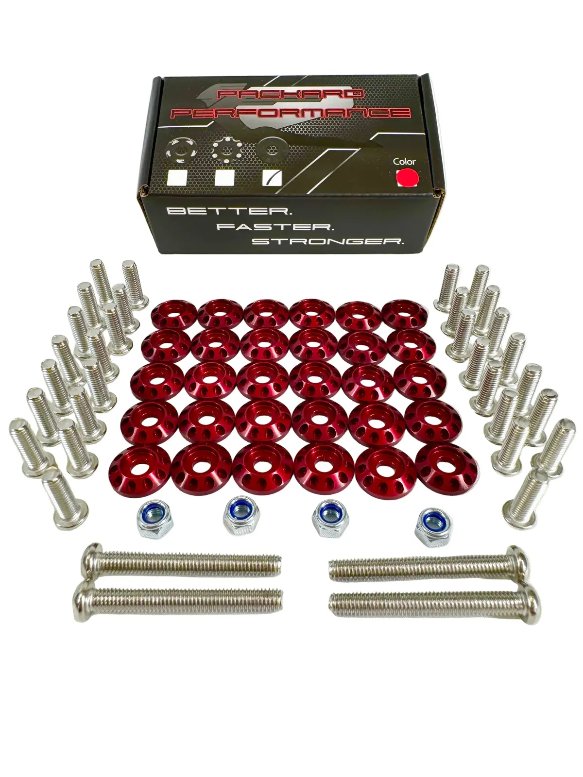 Packard Performance Billet Fender Washers V3 30Pcs 1