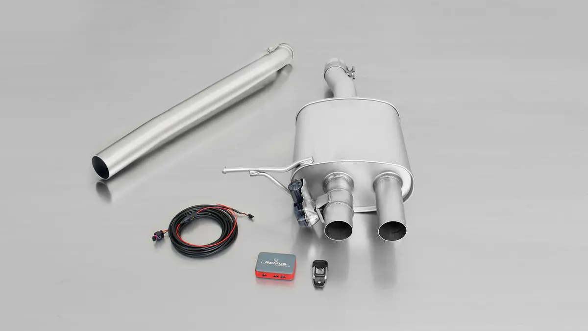 Remus Racing Sport Exhaust Cat-Back-System With Integrated Valve (Optional Tips) For Mini Cooper S F57 Cabrio 1