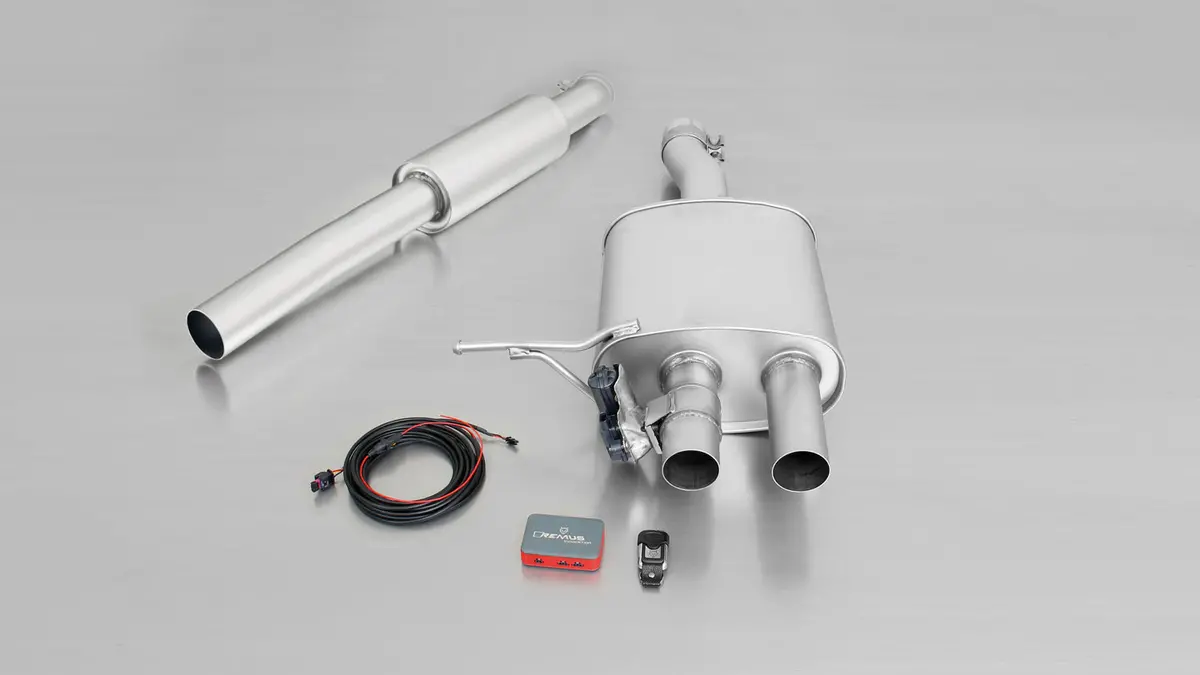 Remus Sport Exhaust Cat-Back-System With Integrated Valve (Optional Tips) For Mini Cooper S F57 Cabrio 1