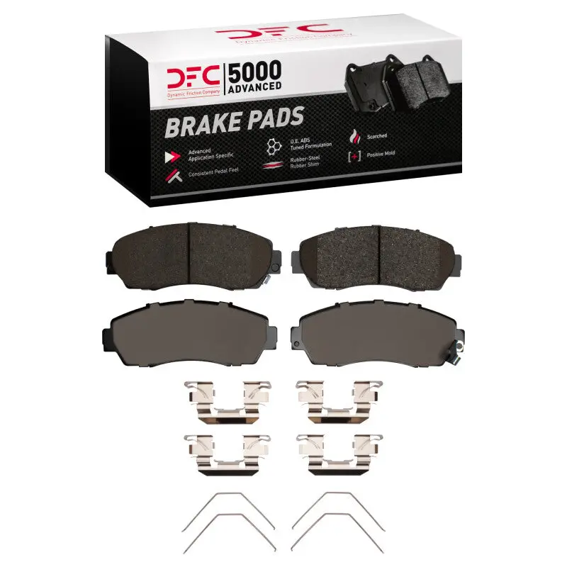 Dfc 16-19 Subaru Legacy Front 5000 Advanced Ceramic Brake Pads And Hardware Kit 1