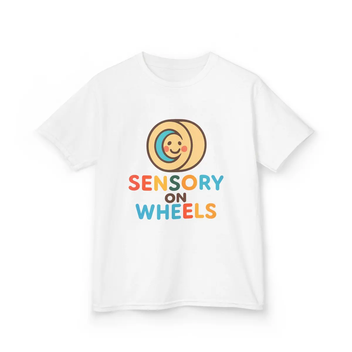 Kids Tee - Colorful Sensory On Wheels Logo 2