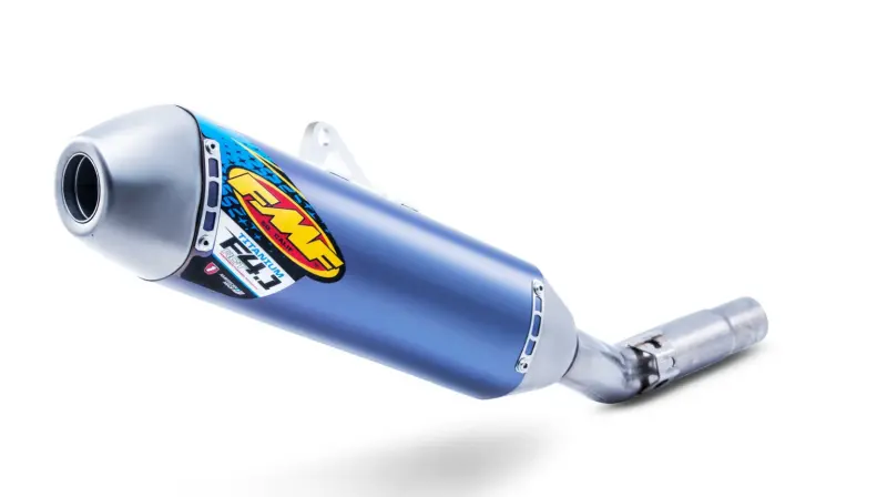 Fmf Racing Honda Crf125f 19-24 Ss Anodized Titanium Mini Moto Fact 4.1 Slip-On Muffler 1