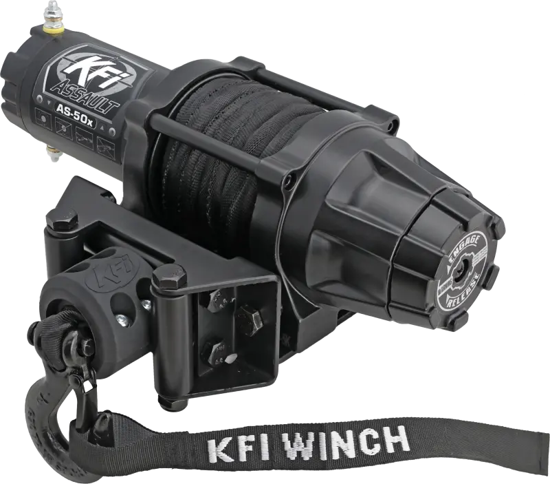 Kfi Assault Series Winch 5000 Lbs. - Synthetic Cable 1