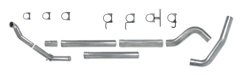 Diamond Eye Kit 4In Mflr Rplcment Pipe Tb Sgl Alum 94-97 5 7 3L F250/F350 Pwrstroke Nfs W Carb Stds 1
