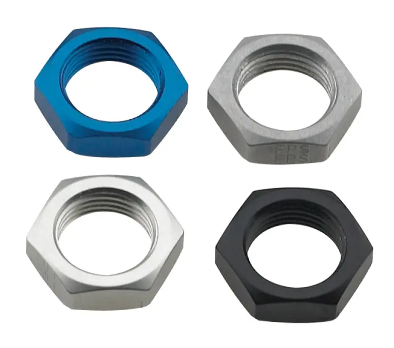 Fragola -8An Bulkhead Nut - Black 1