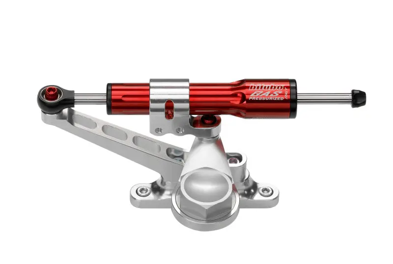 Bitubo Kito Steering Damper Kit For Original Mounting With Red Shock Absorber 1