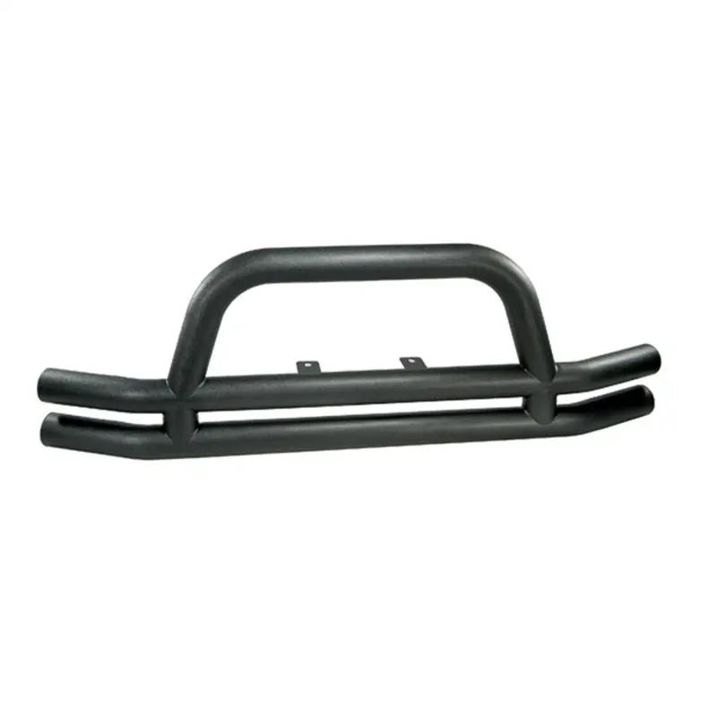 Rugged Ridge 3-In Dbl Tube Front Bumper Black 76-06 Cj &Jeep Wrangler 1