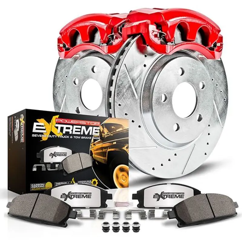 Power Stop 13-22 Ford F-250 Super Duty Rear Z36 Truck & Tow Kit W/Cals 1