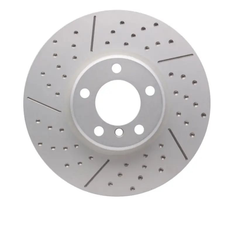 R1 17-20 Bmw 440I Front R1 Carbon Alloy Geomet Dimpled & Slotted Rotor 1