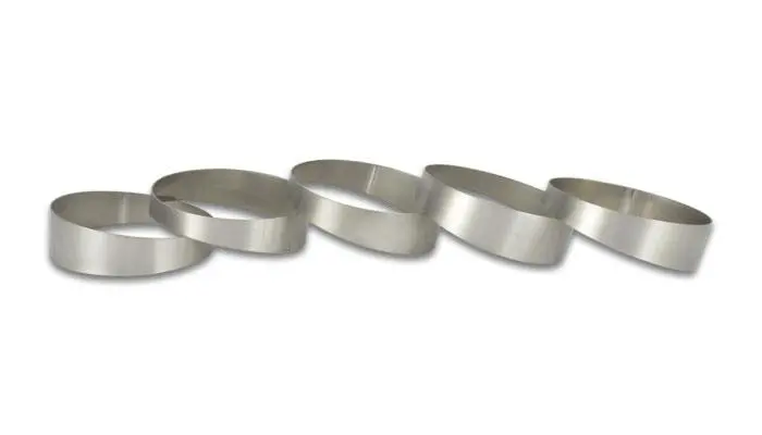 Vibrant 2.25In Od Titanium Pie Cuts - Bag Of 5 1