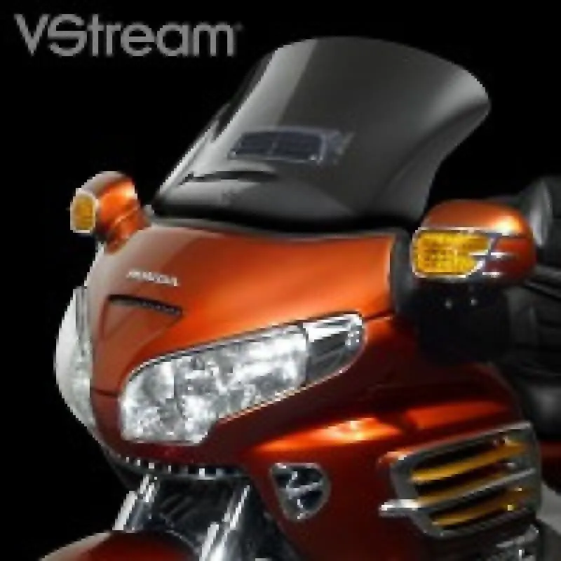 National Cycle 01-17 Honda Gl1800/Abs-W/Vents- V Stream/ Wave Mid/Std. Windshield - Clear 1