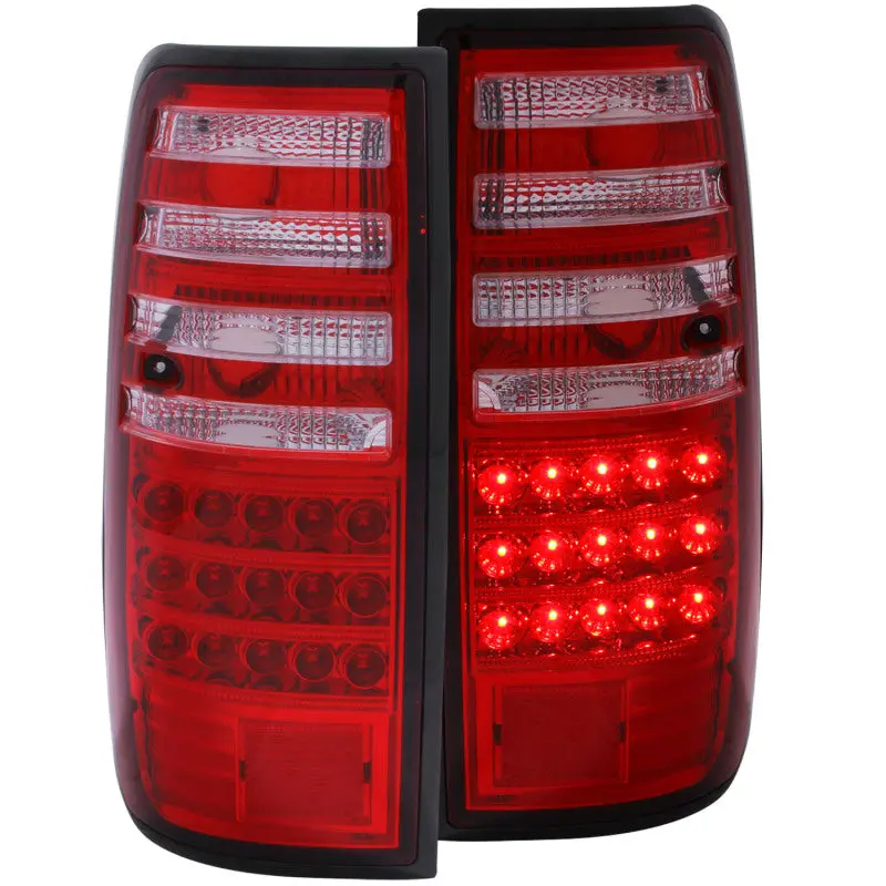 Anzo 1991-1997 Toyota Land Cruiser Fj Led Taillights Red/Clear 1