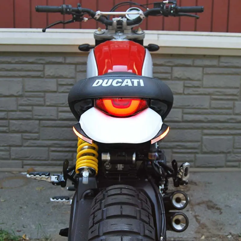 New Rage Cycles 17+ Ducati Scrambler Desert Sled Fender Eliminator Kit 1