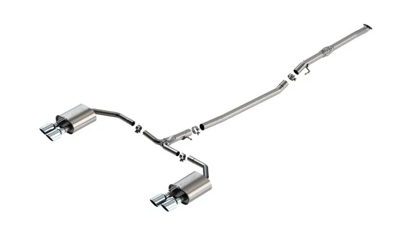 Borla 2025 Kia K5 Gt 2.5L 4 Cyl S-Type Cat-Back Exhaust W/ 3.5In Tips 1