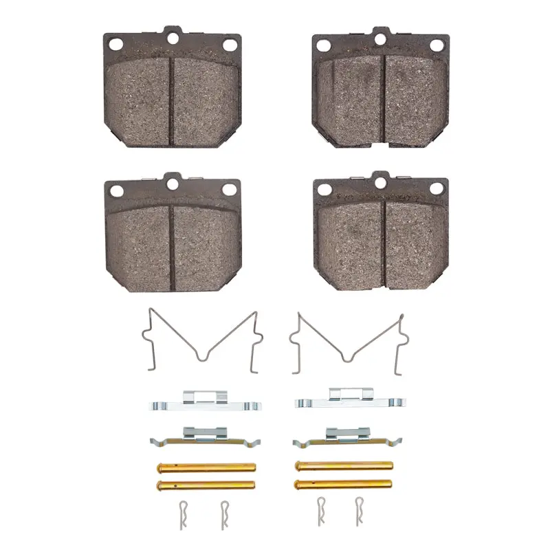 R1 1969-1983 Nissan 240Z Front R1 Semi Met Pads & Hardware Kit 1