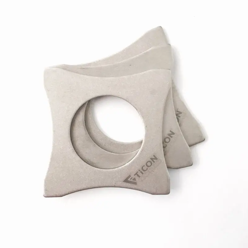 Ticon Industries Titanium Brace Bracket For O2 Sensor Bung - 1.5Mm/.059In 1
