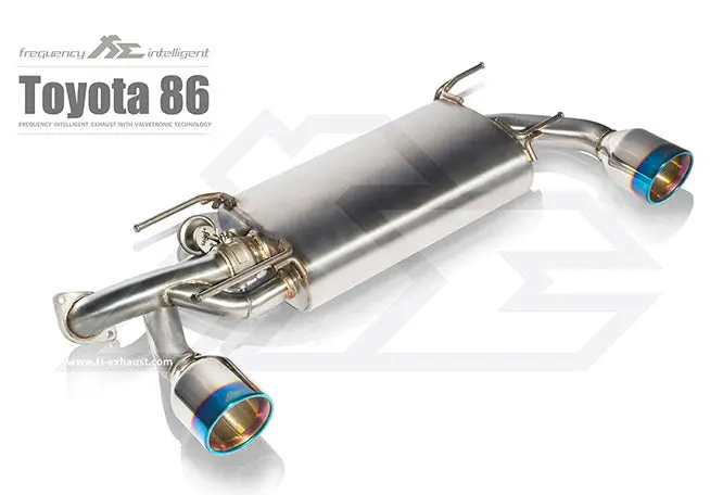 Fi Exhaust Toyota Ft86 / Subaru Brz / Scion Fr-S Mid Pipe + Valvetronic Mufflers + Dual Tips 1