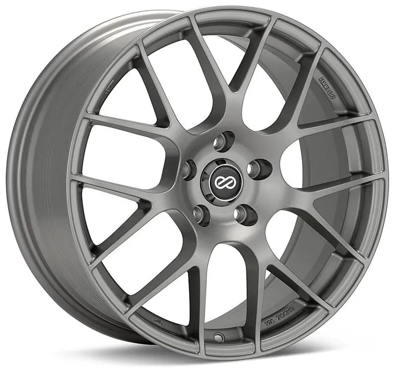 Enkei Raijin 18X8.5 38Mm Offset 5X114.3 Bolt Pattern 72.6 Bore Diameter Hyper Silver Wheel 1