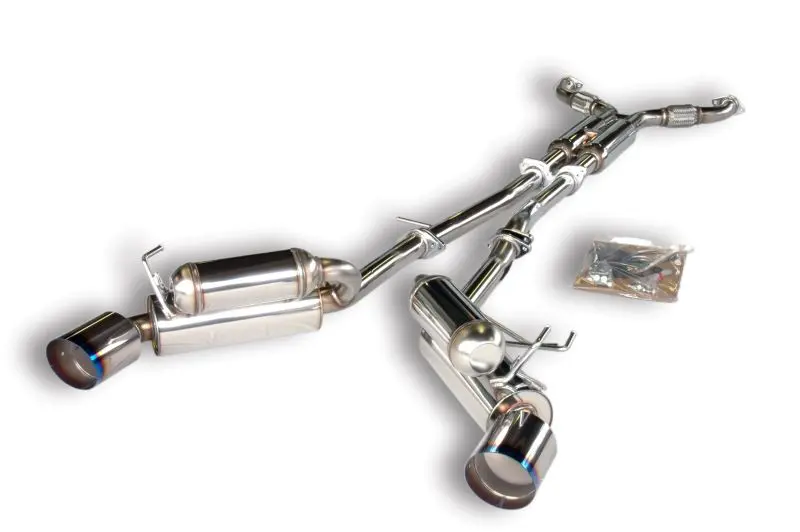 Hks 03-06 350Z Dual Hi-Power Ti Tip Catback Exhaust (Sus304 No Coating) 2