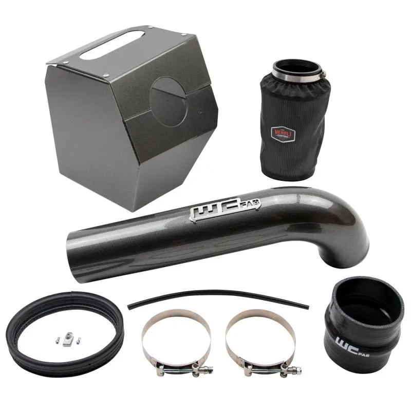 Wehrli 17-19 Chevrolet 6.6L L5p Duramax 4In Intake Kit - Gloss Black 1