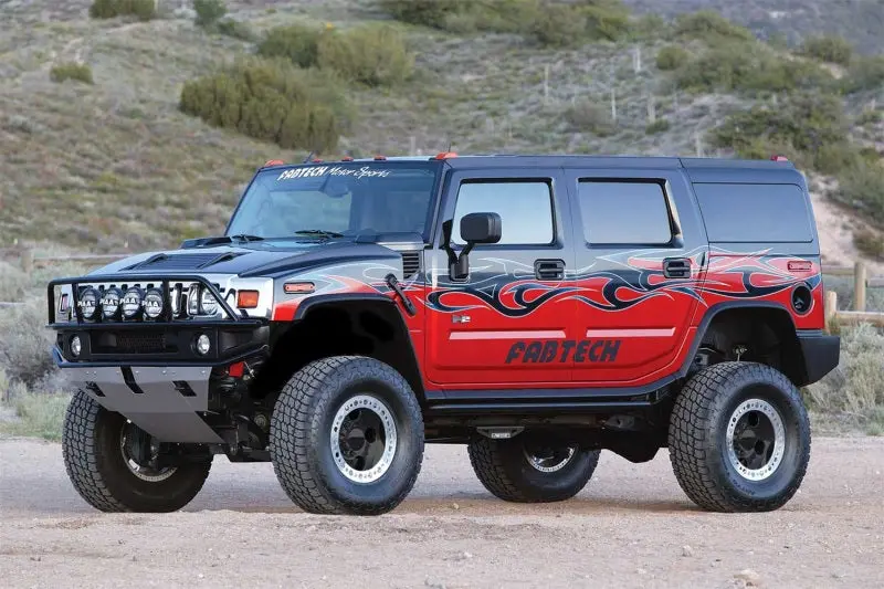 Fabtech 03-08 Hummer H2 4Wd 6In Performance System - Component Box 1 - Black 1