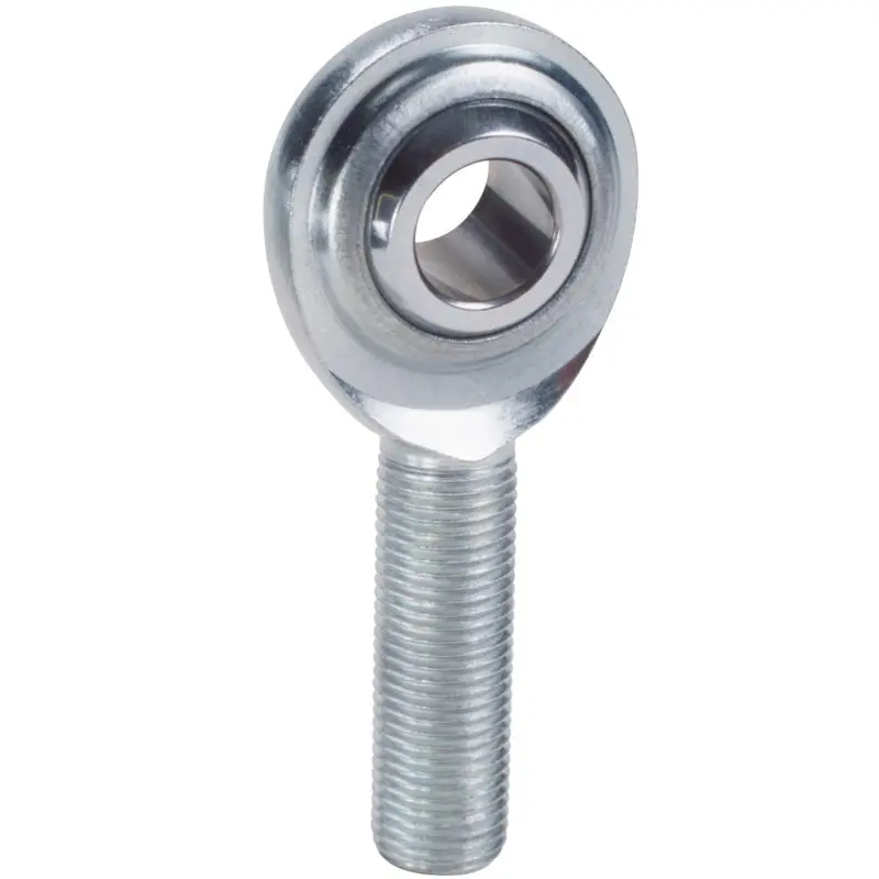 Qa1 C Series 2-Pc Rod End - Male/Left Hand - .375In Bore X 3/8-24 - Carbon Steel 2
