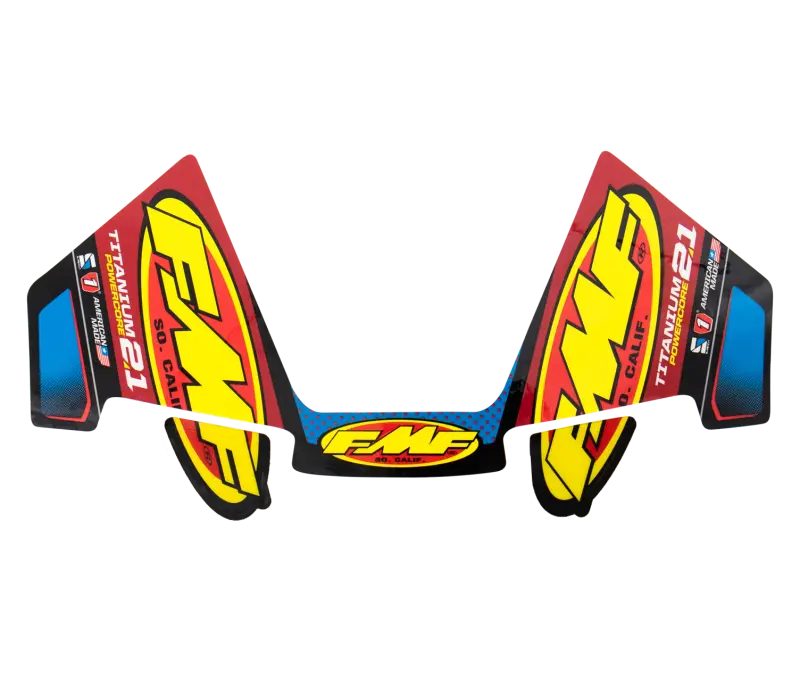 Fmf Racing Titanium Powercore 2.1 Mylar Decal Replacement 3Pc 1