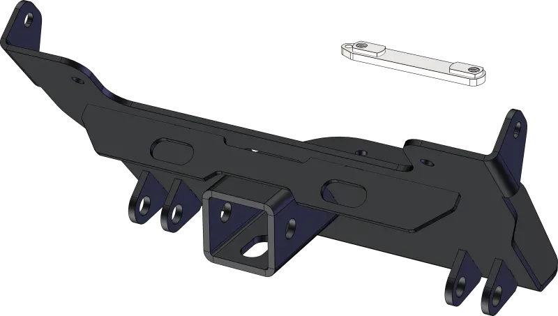 Kfi 09-13 Honda Big Red Muv W/ 2 In. Receiver Utv Plow Mount 1
