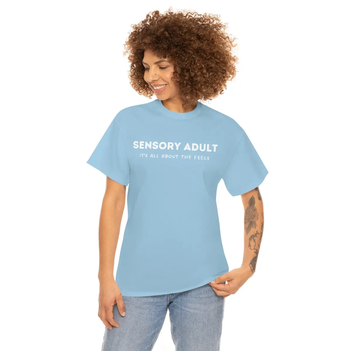 Sensory Adult Unisex Cotton Tee 1