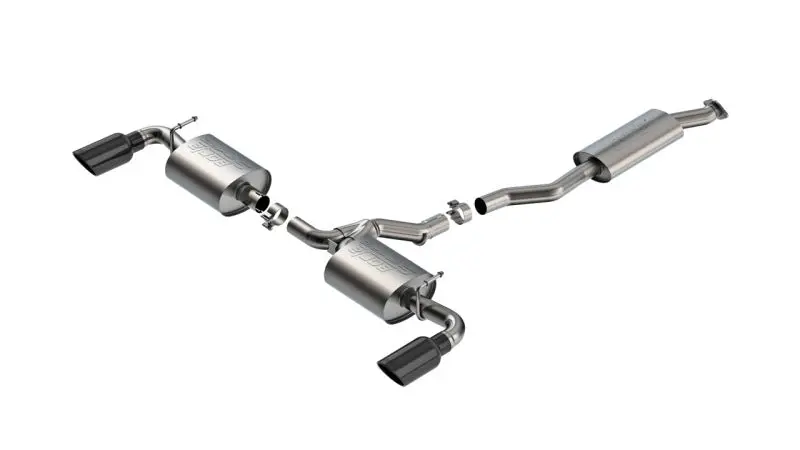 Borla 19-25 Toyota Rav4 (Excl. Hybrid) 2.25 S-Type Cat Back Exhaust - Black Chrome 1