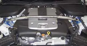 Cusco Strut Bar F-Os Ckv36 Nj50 G37 Coupe G35 Sedan / Infiniti Q60 1