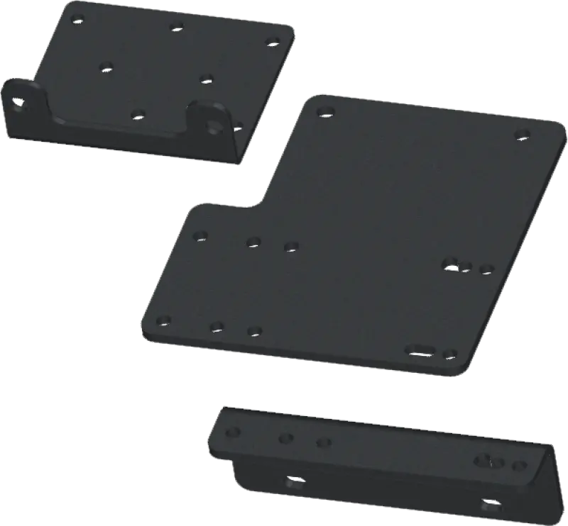 Kfi 14+ Kawasaki Mule 4000/4010 4X4/2X4/Trans4x4/ 09-14 4000/ 4010/Diesel Mule 4X4 Winch Mount 1