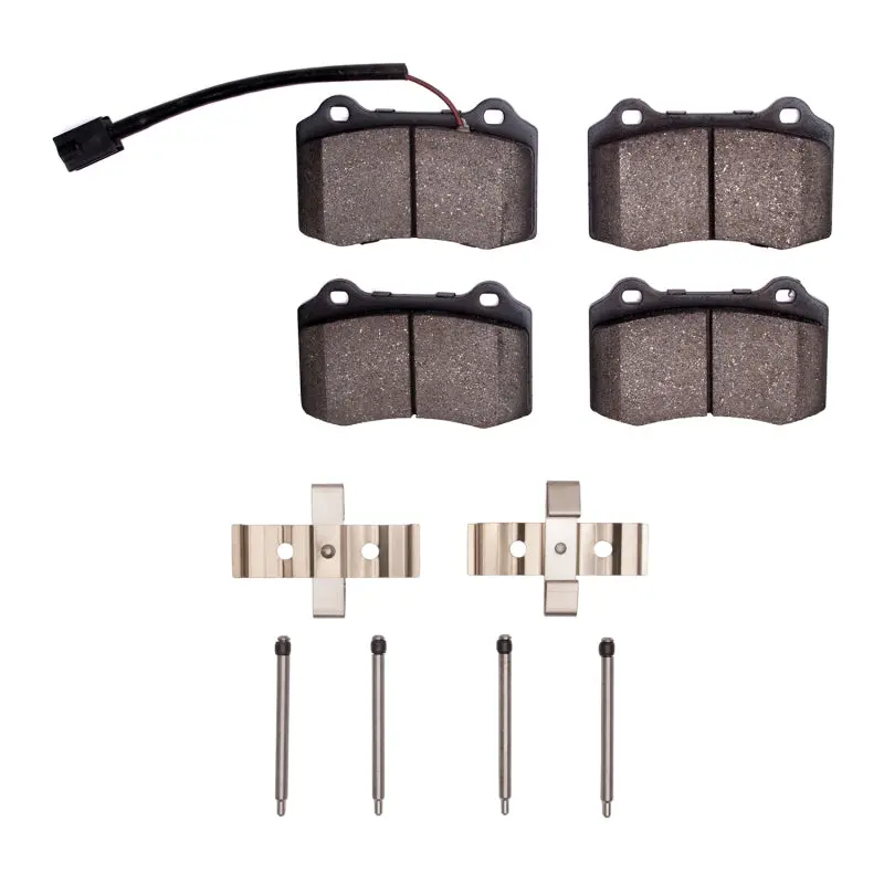R1 2014-2022 Maserati Ghibli Rear R1 Semi Met Pads & Hardware Kit 1