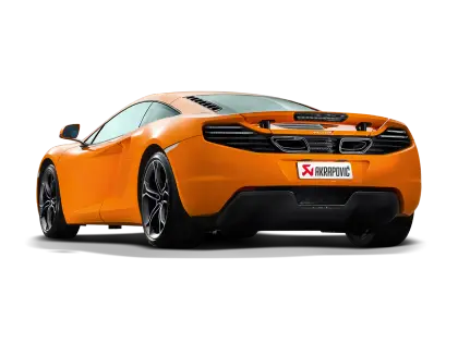 Akrapovic Titanium Slip-On Exhaust With Carbon Fiber Tips Mclaren Mp4-12C 12-14 1