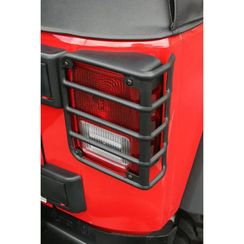 Rugged Ridge 07-18 Jeep Wrangler Black Tail Light Euro Guards 1