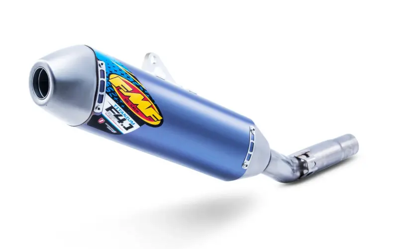 Fmf Racing Anodized Titanium Factory 4.1 Muffler W/Ss Header 1