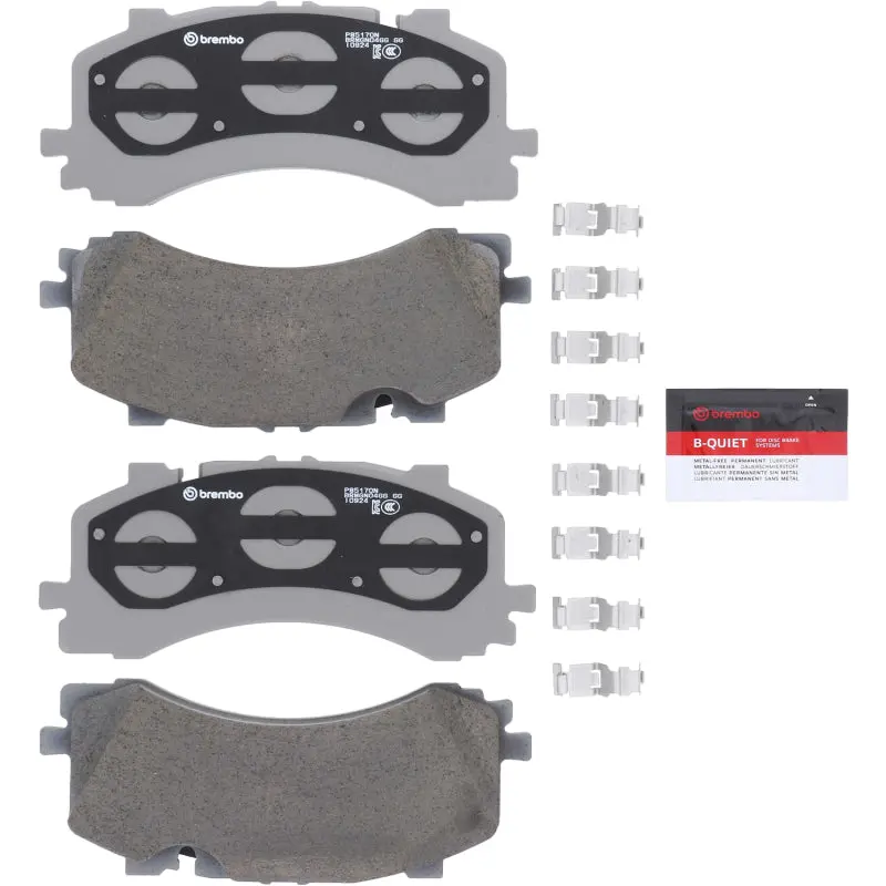 Brembo 20-22 Audi A8 Quattro/Sq8/Sq7/S6/S7 Sportback/S8 Front Nao Brake Pad 1