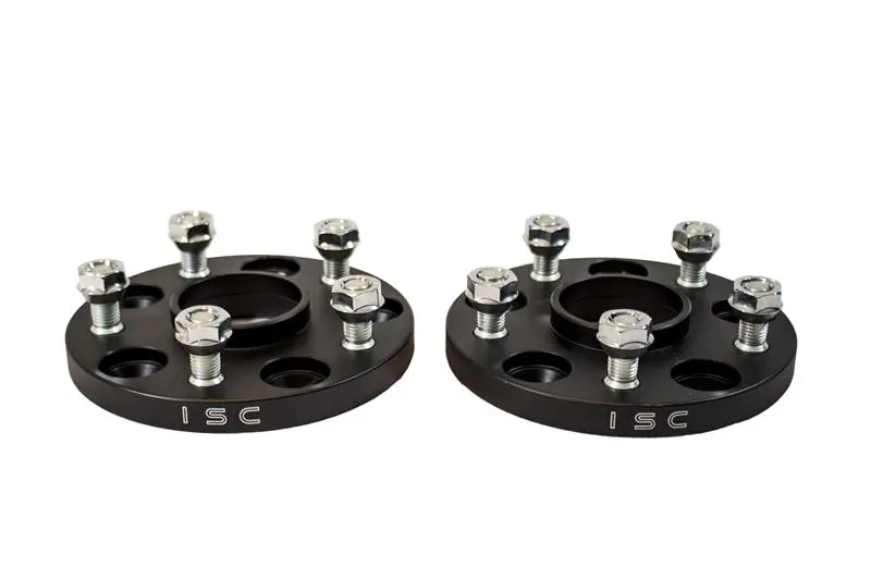 Isc Suspension Nissan 5X114.3 Hub Centric (66 Hub Bore) Wheel Spacers 15Mm Black (Pair) 2