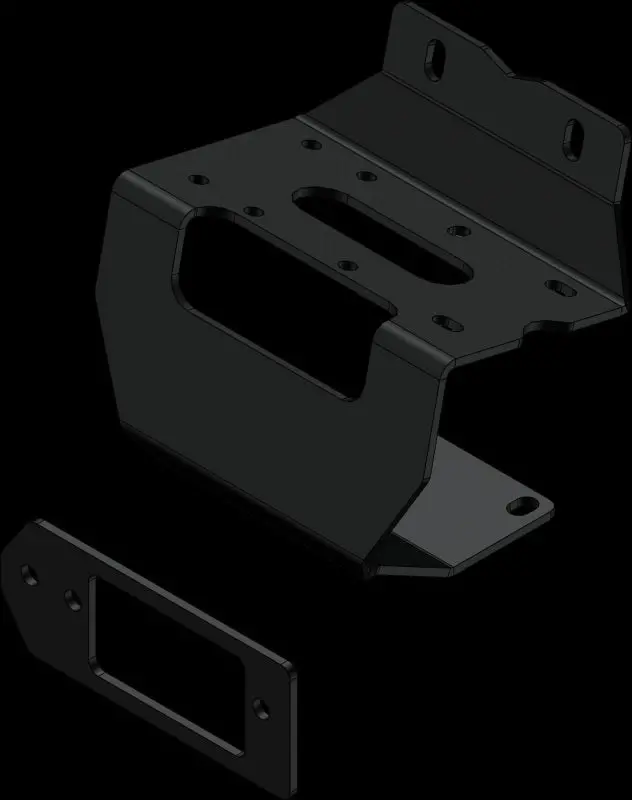 Kfi 16+ Honda Pioneer 1000/ 5/ Le/ 23+ Pioneer 1000-6 Winch Mount 1
