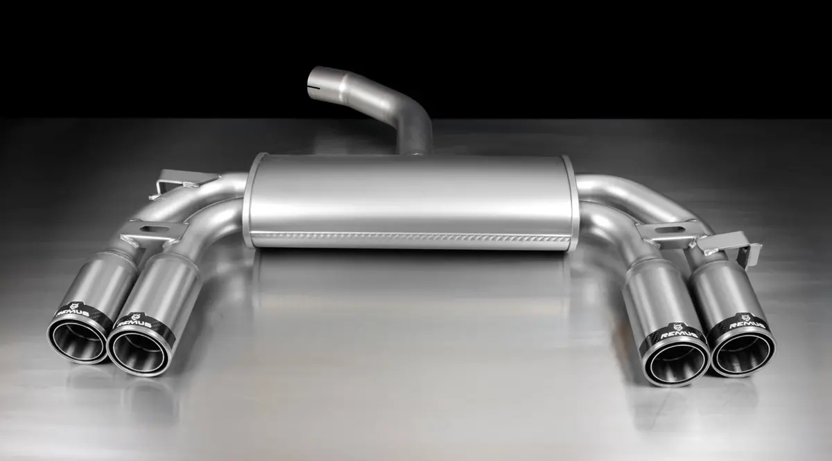 Remus Sport Exhaust Cat-Back-System With 2 Street Race Tail Pipes For Vw Golf V Gti/E30 1