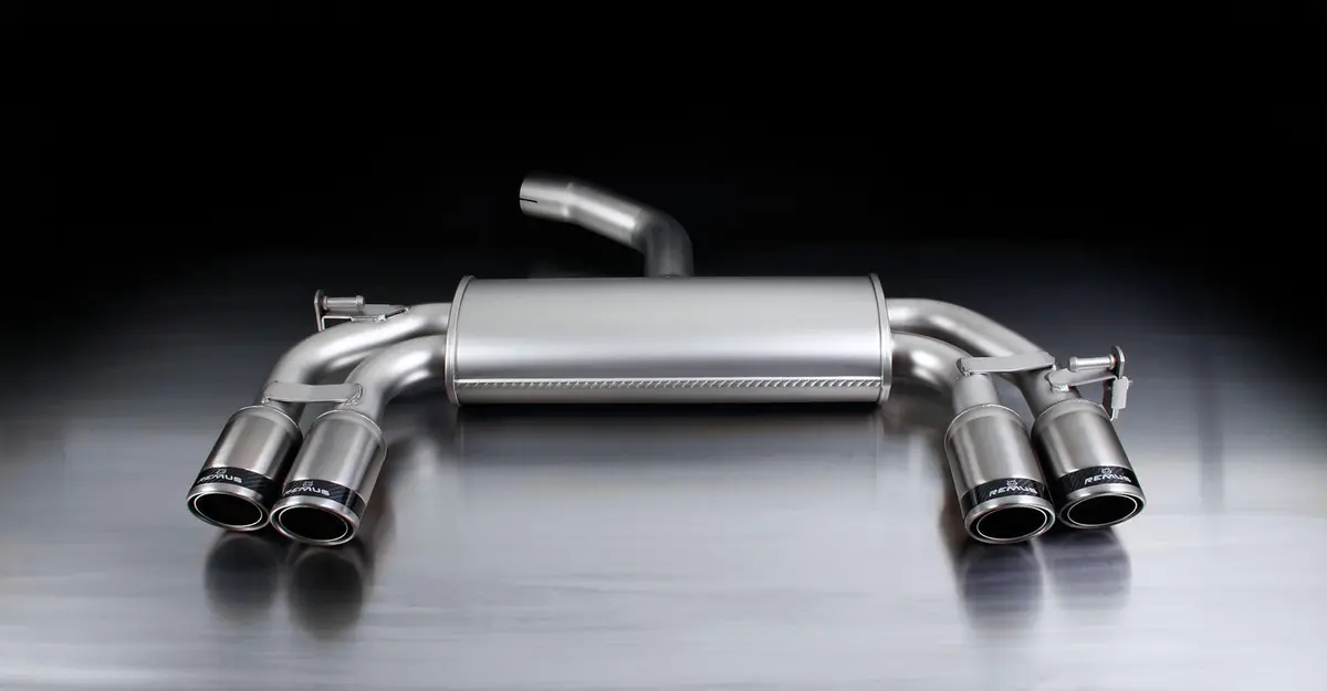 Remus Sport Exhaust Cat-Back-System With 2 Carbon Race Tail Pipes For Vw Golf V Gti/E30 1