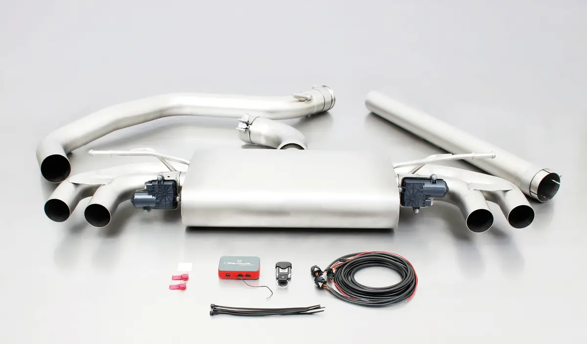 Remus Racing Sport Exhaust Cat-Back-System With 2 Integrated Electrical Valves For Vw Golf Vii Gti Performance/Clubsport 1