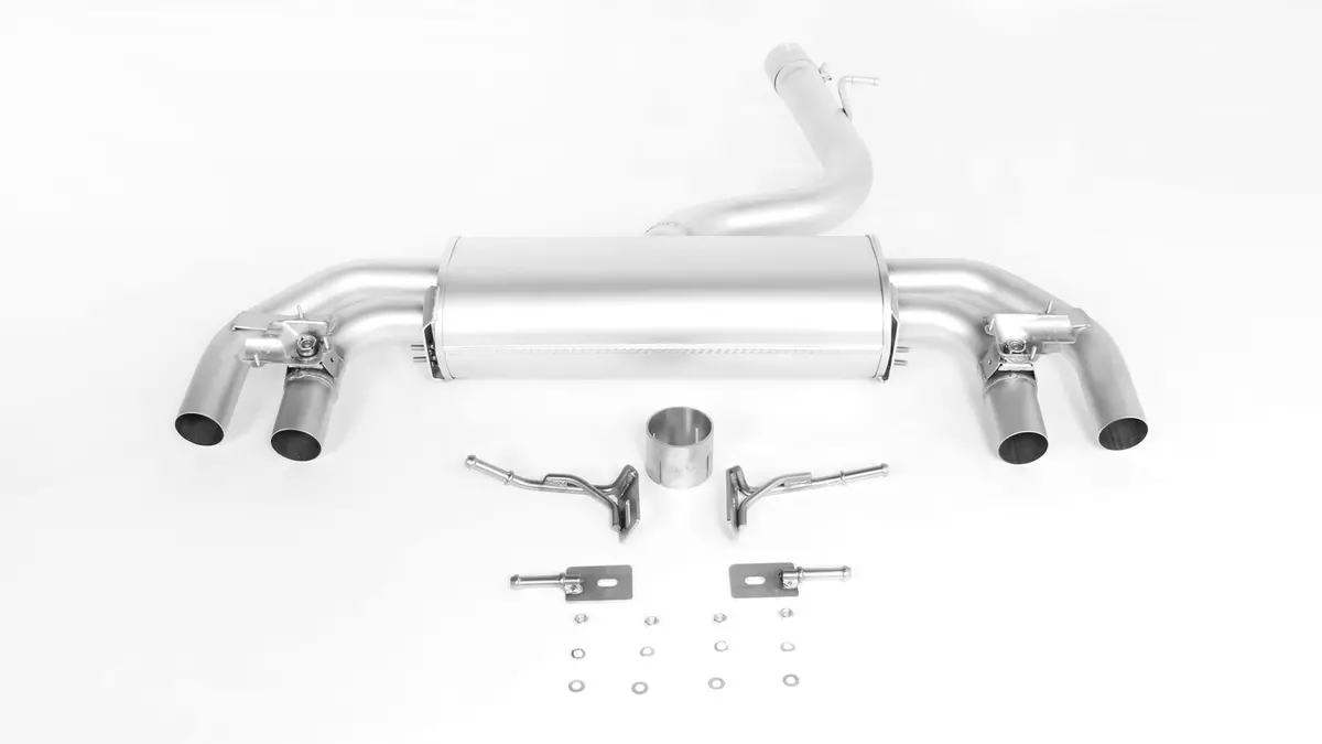Remus Sport Exhaust Axle-Back-System With 2 Integrated Electrical Valves For Vw Golf Vii R 4Motion Facelift 1